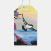 Eine Vogelperspektive Geschenkanhänger (Rückseite)