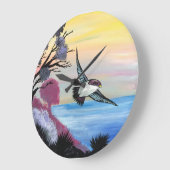 Eine Vogelperspektive Große Wanduhr (Winkel)