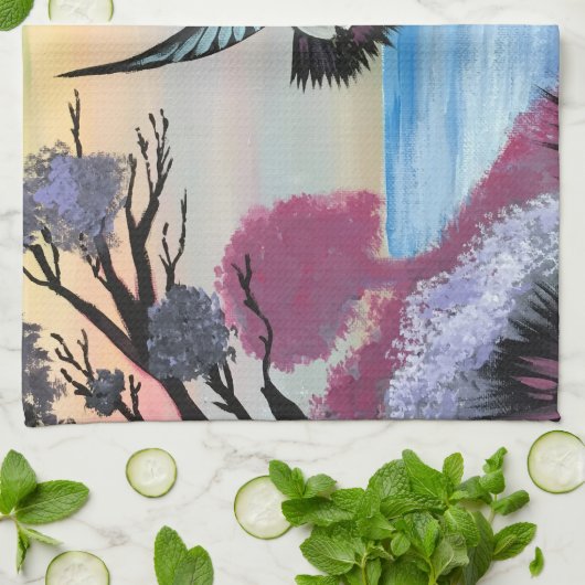 Eine Vogelperspektive Handtuch (Gefaltet)