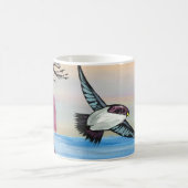 Eine Vogelperspektive Kaffeetasse (Mittel)