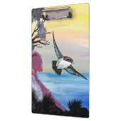 Eine Vogelperspektive Klemmbrett (Links)