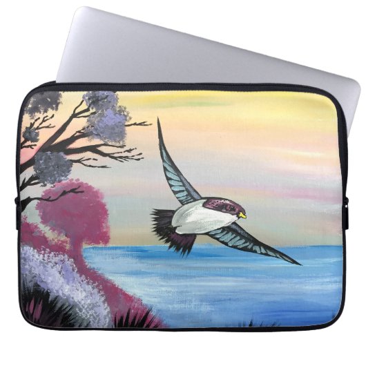 Eine Vogelperspektive Laptopschutzhülle (Vorderseite)