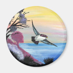 Eine Vogelperspektive Magnet