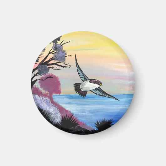 Eine Vogelperspektive Magnet (Vorne)
