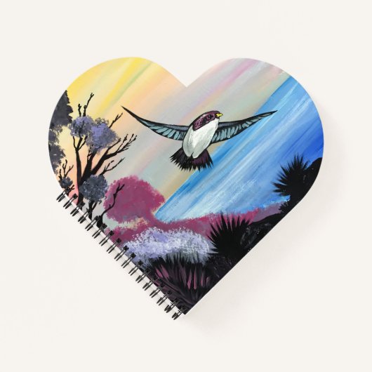 Eine Vogelperspektive Notizbuch (Vorderseite)