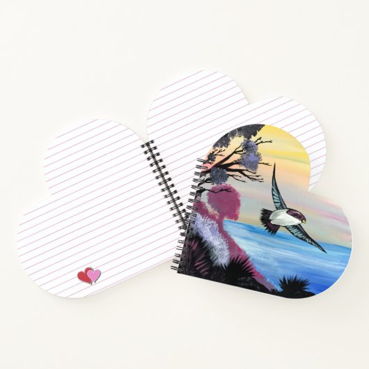 Eine Vogelperspektive Notizbuch (Innenseite)