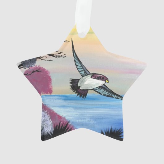 Eine Vogelperspektive Ornament (Rückseite)