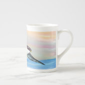 Eine Vogelperspektive Porzellantasse (Rechts)