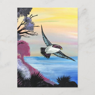 Eine Vogelperspektive Postkarte
