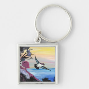 Eine Vogelperspektive Schlüsselanhänger