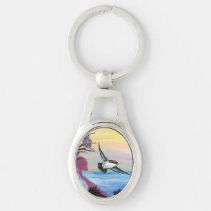 Eine Vogelperspektive Schlüsselanhänger