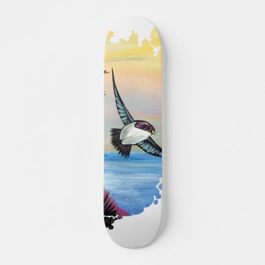 Eine Vogelperspektive Skateboard (Vorne)