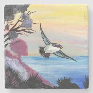 Eine Vogelperspektive Steinuntersetzer