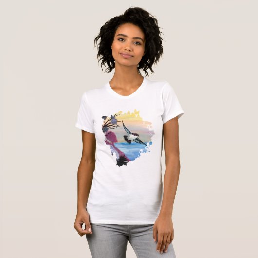 Eine Vogelperspektive T-Shirt (Vorne ganz)