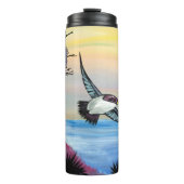 Eine Vogelperspektive Thermosbecher (Vorderseite)