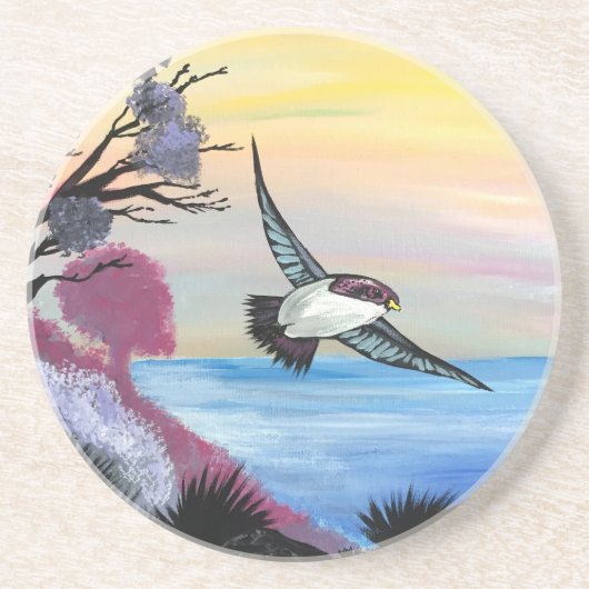 Eine Vogelperspektive Untersetzer (Vorne)