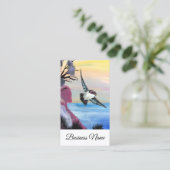 Eine Vogelperspektive Visitenkarte (Stehend Vorderseite)