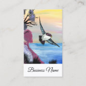 Eine Vogelperspektive Visitenkarte (Vorderseite)