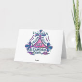 Eine Volkskunst Russisch "Happy Birthday" Karte (Rückseite)