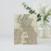 Eine vollständige Karte der Britischen Inseln (Stehend Vorderseite)