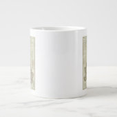 Eine vollständige Karte der Britischen Inseln Jumbo-Tasse (Vorderseite)