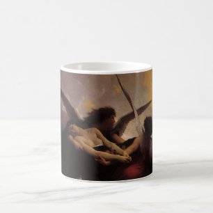 Eine von Bouguereau in den Himmel gebrachte Seele Kaffeetasse