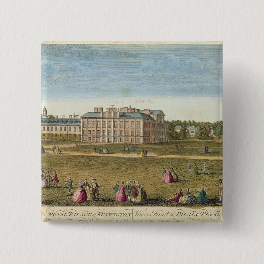 Eine Vorderansicht Royal Palaces von Kensington Button (Vorderseite)
