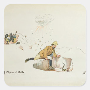 Eine Wahl von Übeln vom Verbündeter von Quadratischer Aufkleber