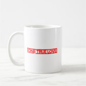 Eine wahre Liebe Briefmarke Kaffeetasse (Links)