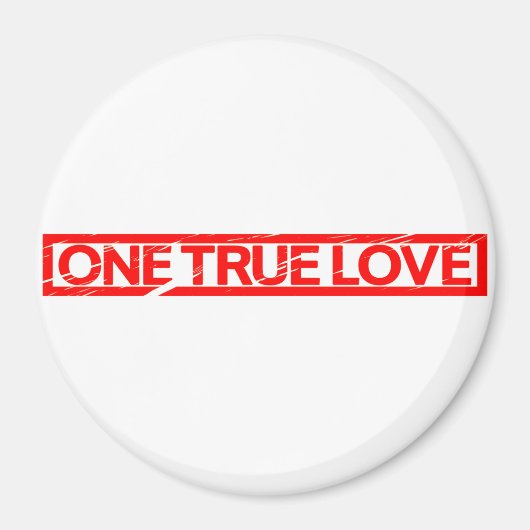 Eine wahre Liebe Briefmarke Magnet (Vorne)