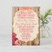 Eine wahre Liebesgeschichte - Einladung zur Hochze (Stehend Vorderseite)