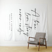 Eine wahre Liebesgeschichte endet nie mit Hochzeit Wandteppich (Beispiel (Horizontal))