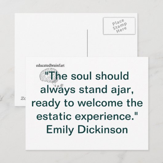 Eine wahre Postkarte (Vorne/Hinten)