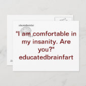 Eine wahre Postkarte (Vorne/Hinten)