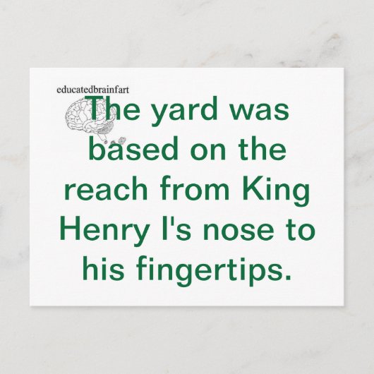 Eine Wahrheit Postkarte (Vorderseite)