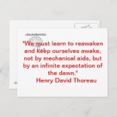 Eine Wahrheit Postkarte (Vorne/Hinten)