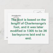 Eine Wahrheit Postkarte (Vorne/Hinten)