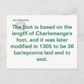 Eine Wahrheit Postkarte (Vorderseite)