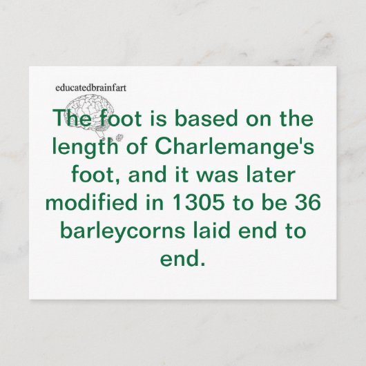 Eine Wahrheit Postkarte (Vorderseite)