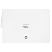 Eine Wald-Walkway-Brücke Danke-Karte (Rückseite Horizontal)