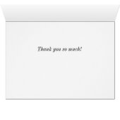 Eine Wald-Walkway-Brücke Danke-Karte (Innenansicht Horizontal (Unten))