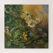Eine Waldfläche mit Daisies, Primrosen, ... Puzzle (Horizontal)