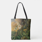Eine Waldfläche mit Daisies, Primrosen, ... Tasche (Rückseite)