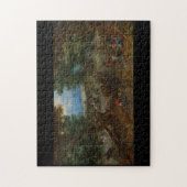 Eine Waldstraße mit Reisenden 1607 Jan Brueghel Puzzle (Vertikal)