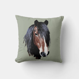 Eine Waliser-Buchtstute Kissen