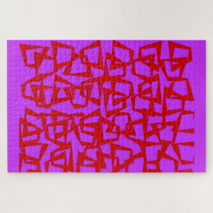 Eine Wand des Vierteljahrhundert-Modernismus Puzzle