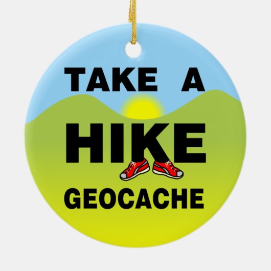 Eine Wanderlandschaft machen Keramik Ornament (Hinten)