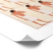 Eine Wandmalerei in Beni Hasan, in der die bewegen Poster (Ecke)