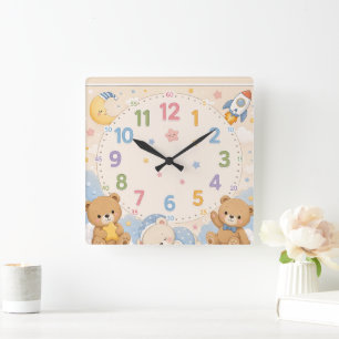 Eine Wanduhr für das Kinderzimmer