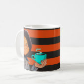 Eine warme Cuppa Vintage Werbung Kaffeetasse (Vorderseite Links)